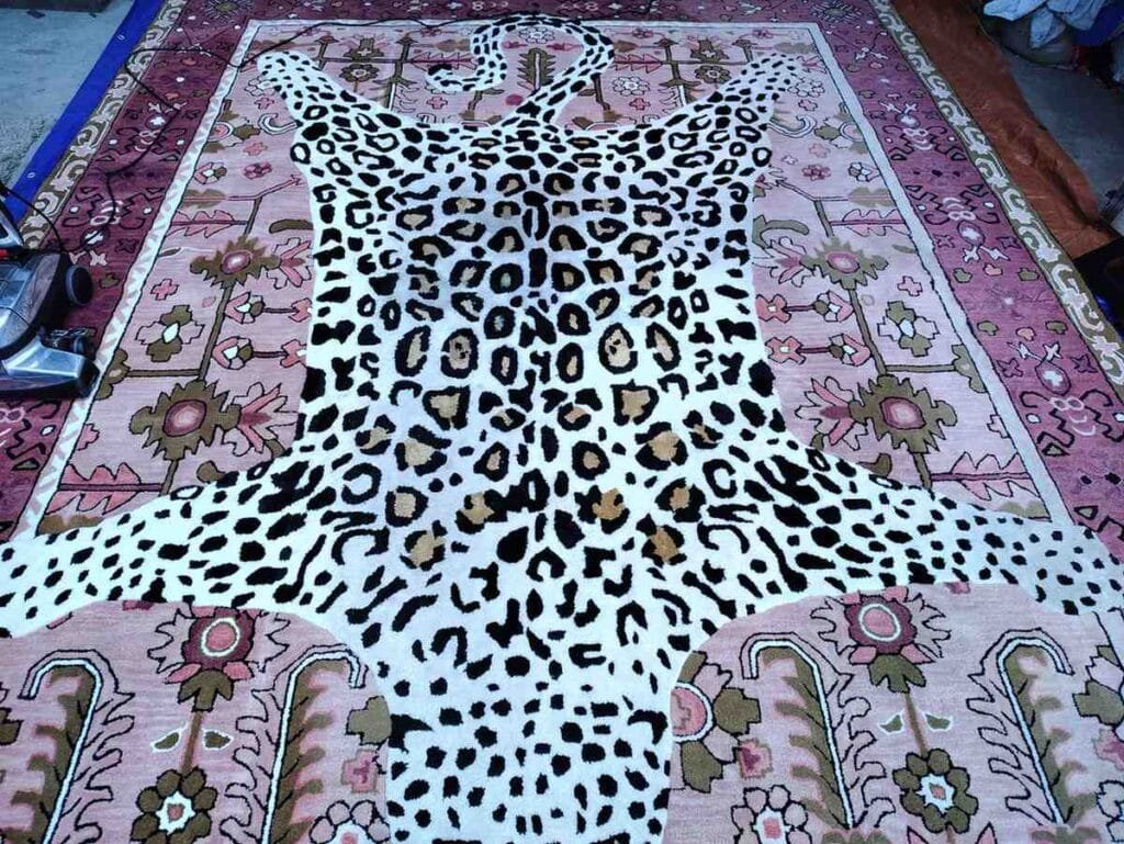 leather carpet