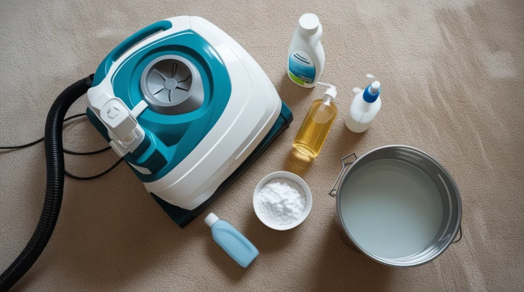 Use to Clean Carpet with a Machine at Home