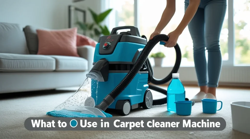 What To Use In Carpet Cleaner Machine