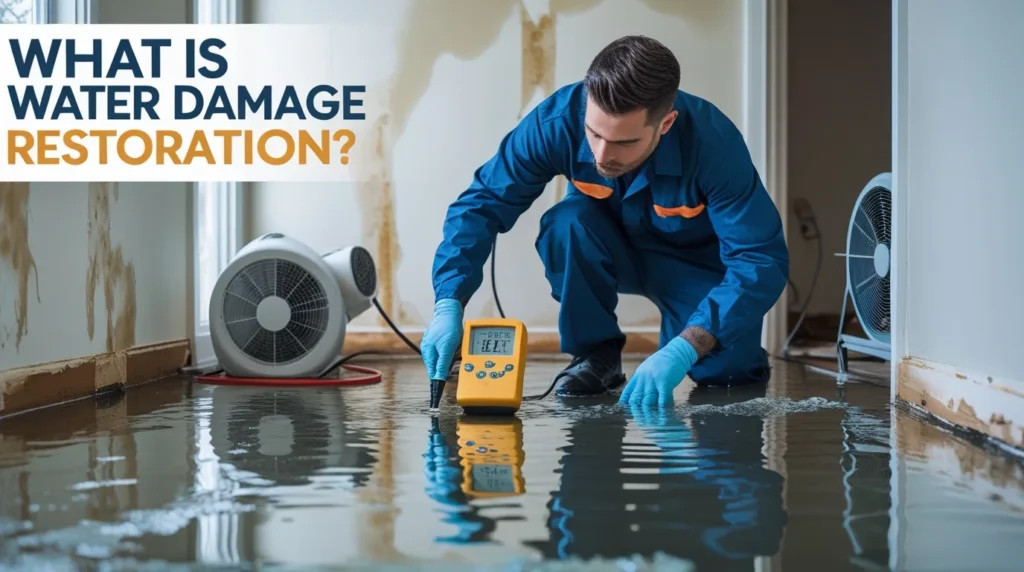 what is water damage restoration