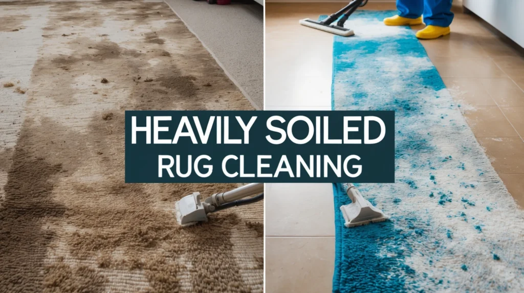 Dealing with Heavily Soiled or Very Dirty Rugs