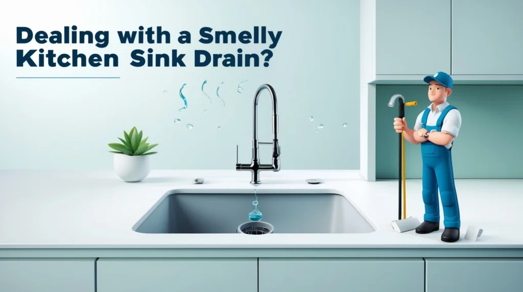 why does my kitchen sink drain smell